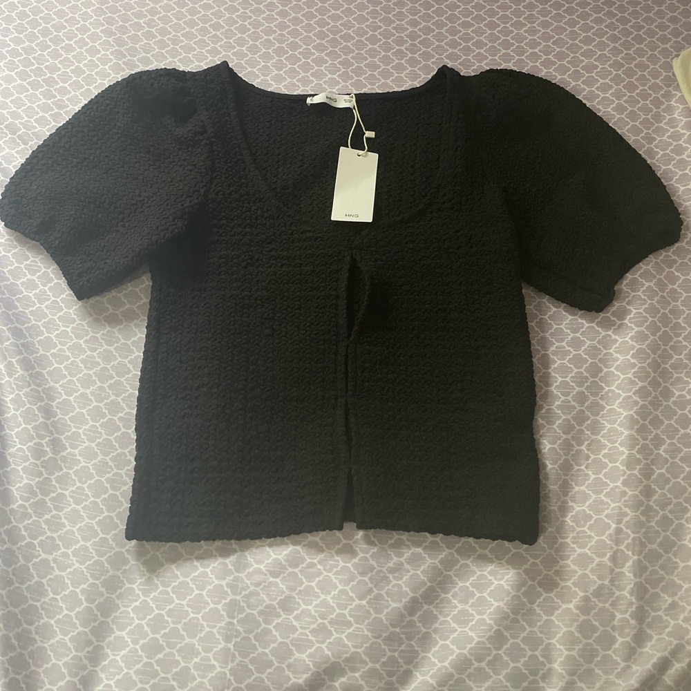 Mango Textured Knit Top - Picture 7 of 9